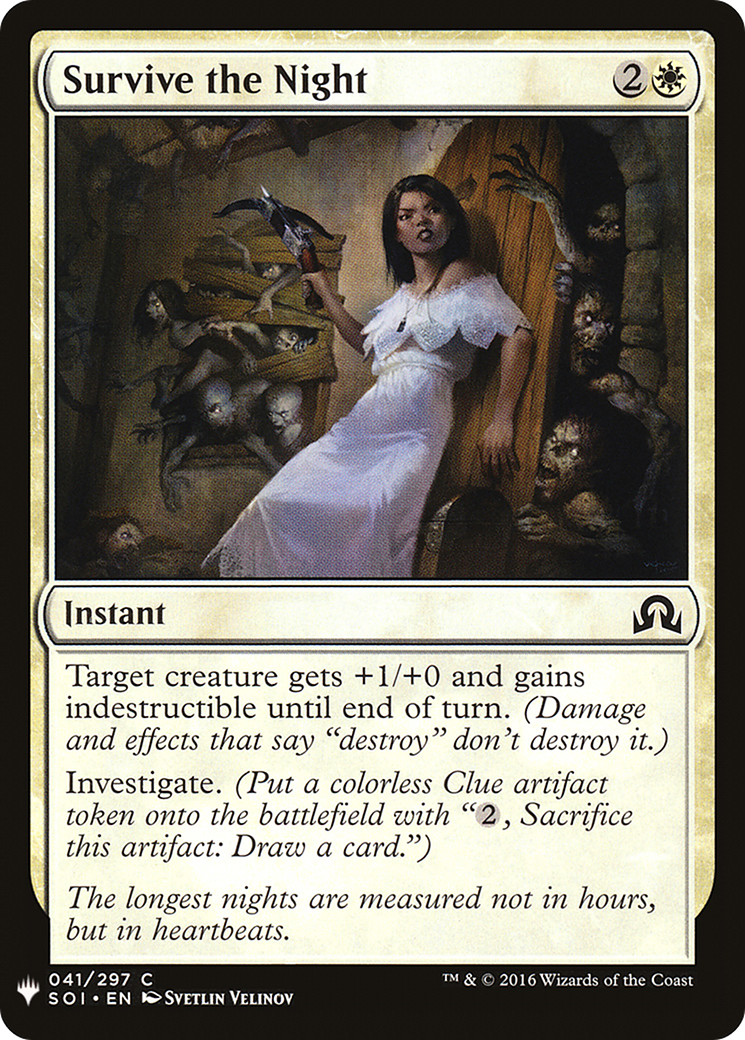 Survive the Night (MB1-252) - Mystery Booster