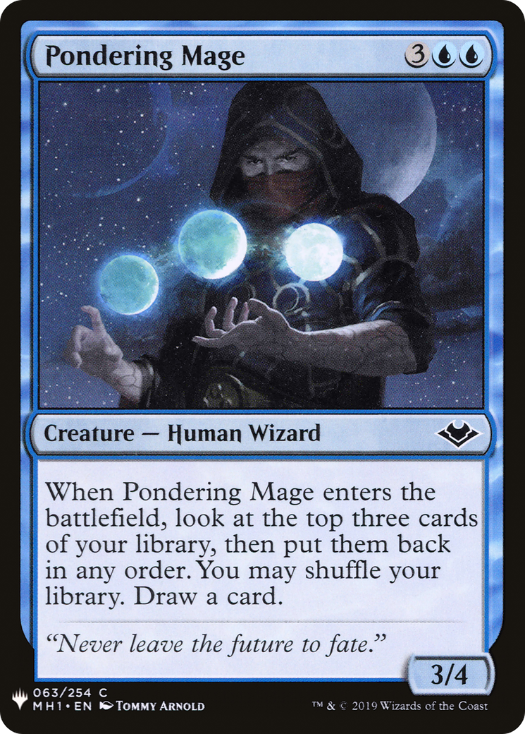 Pondering Mage (MB1-457) - Mystery Booster