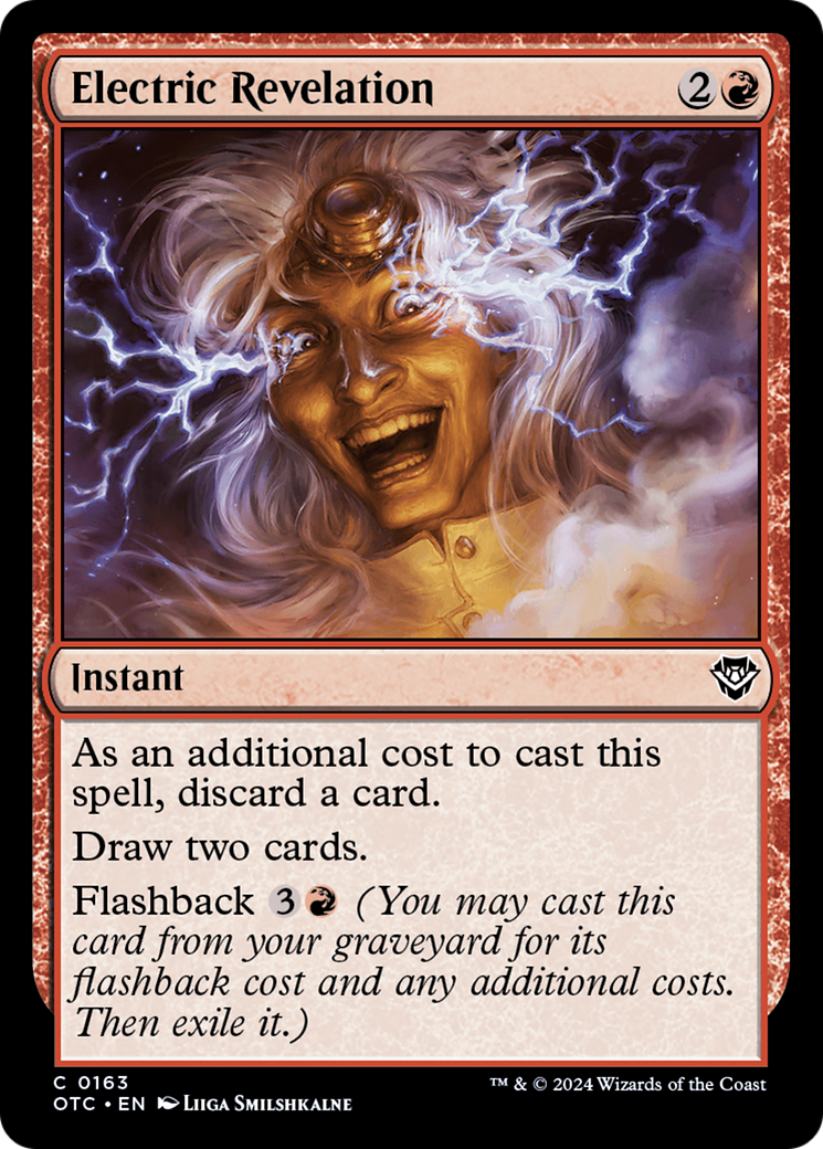 Electric Revelation (OTC-163) - Outlaws of Thunder Junction Commander - Premium MTG Single from Wizards of the Coast - Just $0.25! Shop now at Game Crave Tournament Store