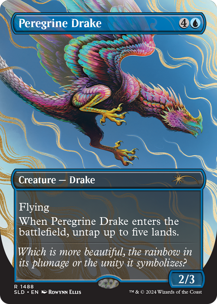 Peregrine Drake (SLD-1488) - Secret Lair Drop - Premium MTG Single from Wizards of the Coast - Just $11.54! Shop now at Game Crave Tournament Store