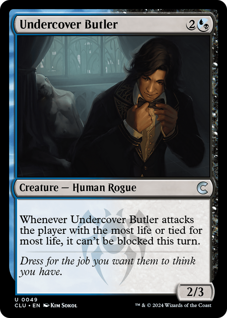 Undercover Butler (CLU-049) - Ravnica: Clue Edition - Premium MTG Single from Wizards of the Coast - Just $0.25! Shop now at Game Crave Tournament Store