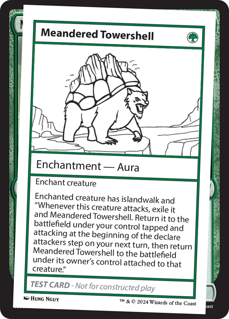Meandered Towershell (MB2-340) - Mystery Booster 2 - Premium MTG Single from Wizards of the Coast - Just $0.26! Shop now at Game Crave Tournament Store