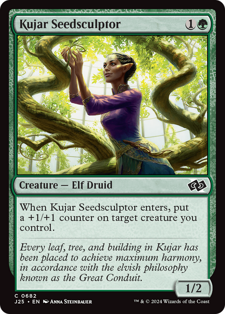 Kujar Seedsculptor (J25-682) - Foundations Jumpstart - Premium MTG Single from Wizards of the Coast - Just $0.25! Shop now at Game Crave Tournament Store