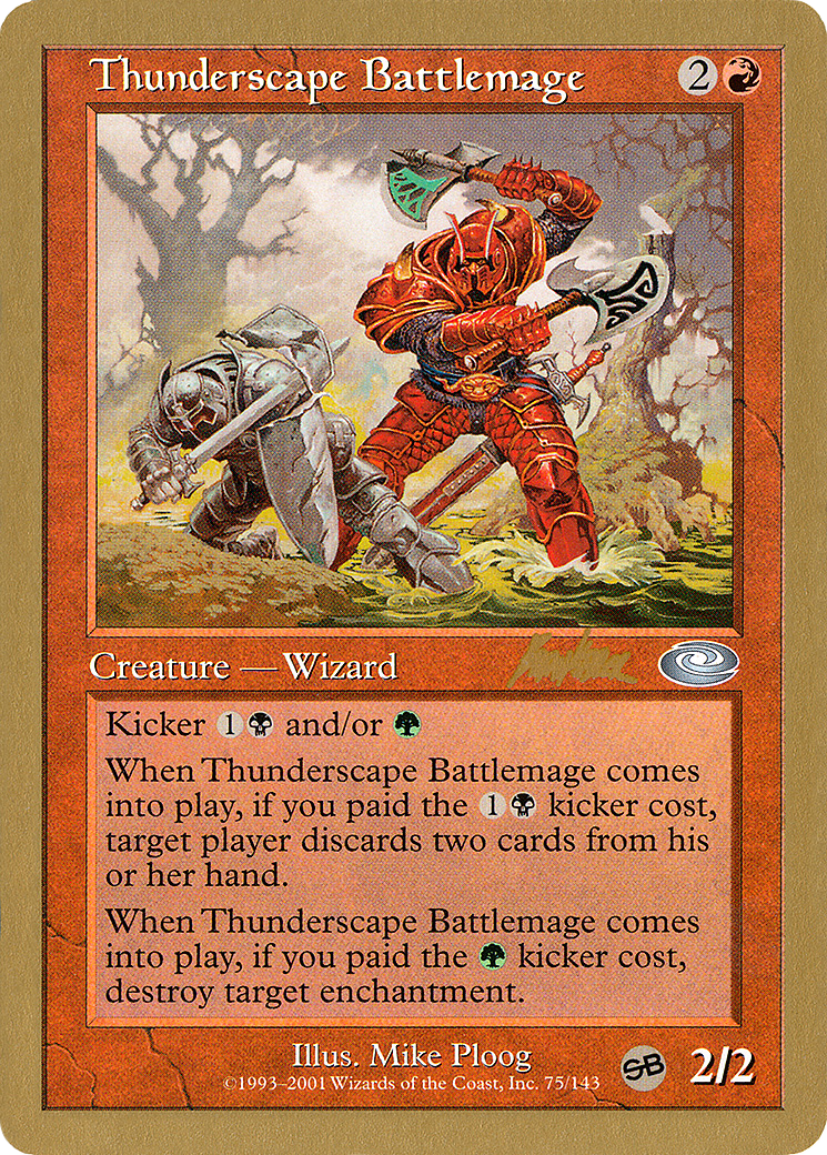 Thunderscape Battlemage (WC02-BK75SB) - World Championship Decks 2002
