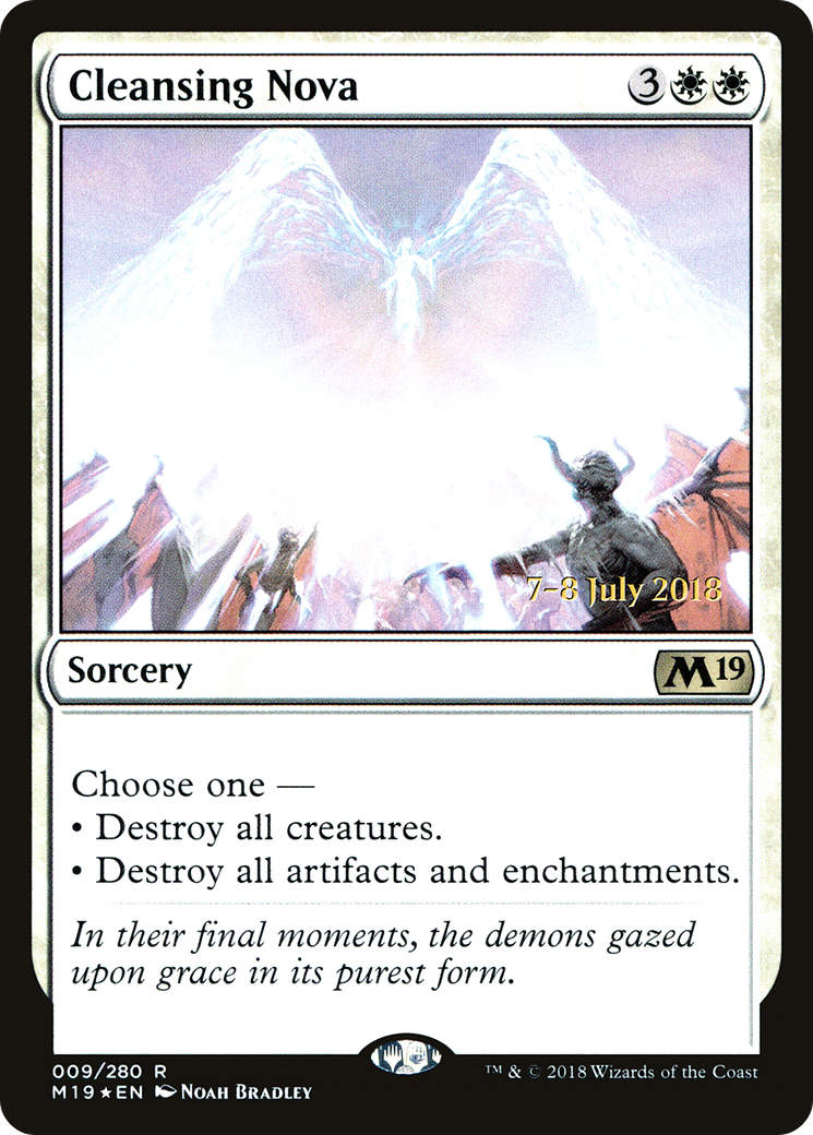 Cleansing Nova (PM19-09S) - Core Set 2019 Promos Foil