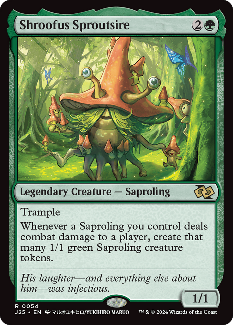 Shroofus Sproutsire (J25-054) - Foundations Jumpstart - Premium MTG Single from Wizards of the Coast - Just $6! Shop now at Game Crave Tournament Store