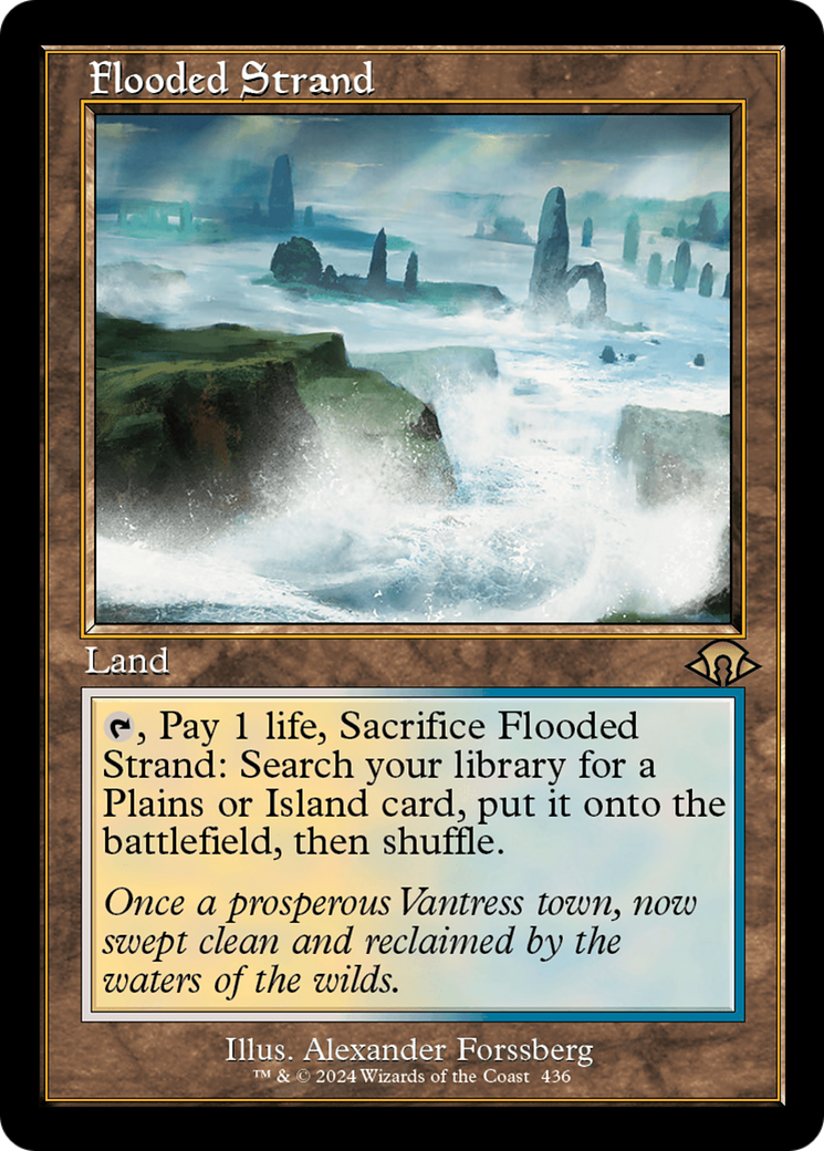 Flooded Strand (MH3-436) - Modern Horizons 3 - Premium MTG Single from Wizards of the Coast - Just $15.41! Shop now at Game Crave Tournament Store