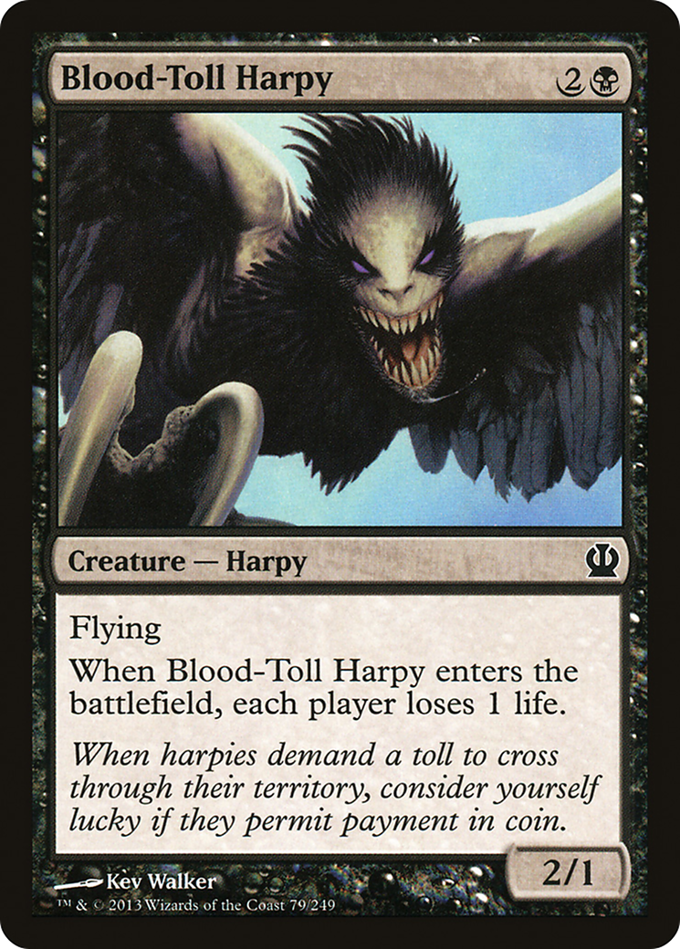 Blood-Toll Harpy (THS-079) - Theros