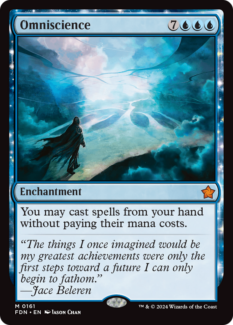 Omniscience (FDN-161) - Foundations: (nyxtouched) - Premium MTG Single from Wizards of the Coast - Just $4.24! Shop now at Game Crave Tournament Store