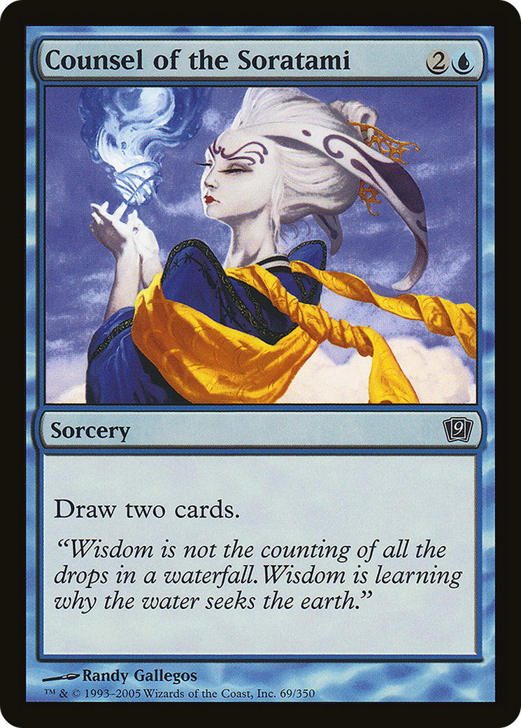 Counsel of the Soratami (9ED-69★) - Ninth Edition Foil - Premium MTG Single from Wizards of the Coast - Just $0.16! Shop now at Game Crave Tournament Store
