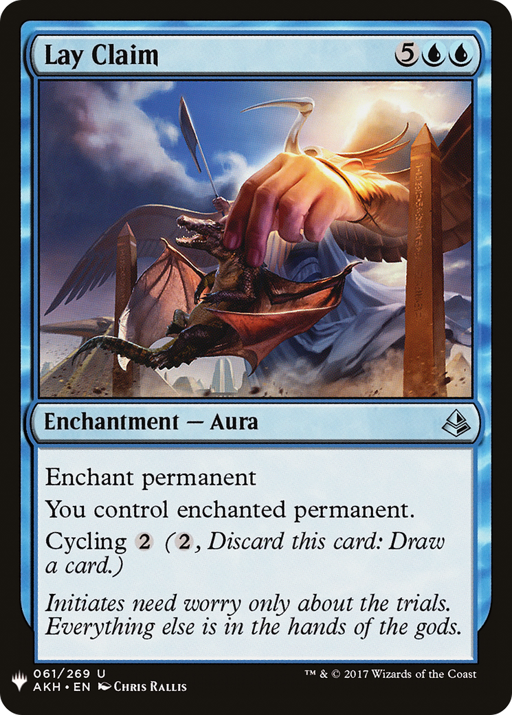 Lay Claim (MB1-417) - Mystery Booster