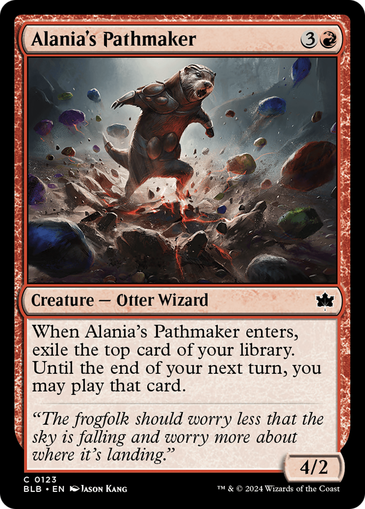 Alania's Pathmaker (BLB-123) - Bloomburrow Foil - Premium MTG Single from Wizards of the Coast - Just $0.25! Shop now at Game Crave Tournament Store