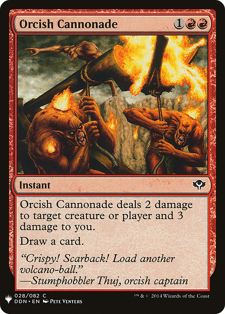 Orcish Cannonade (MB1-1021) - Mystery Booster