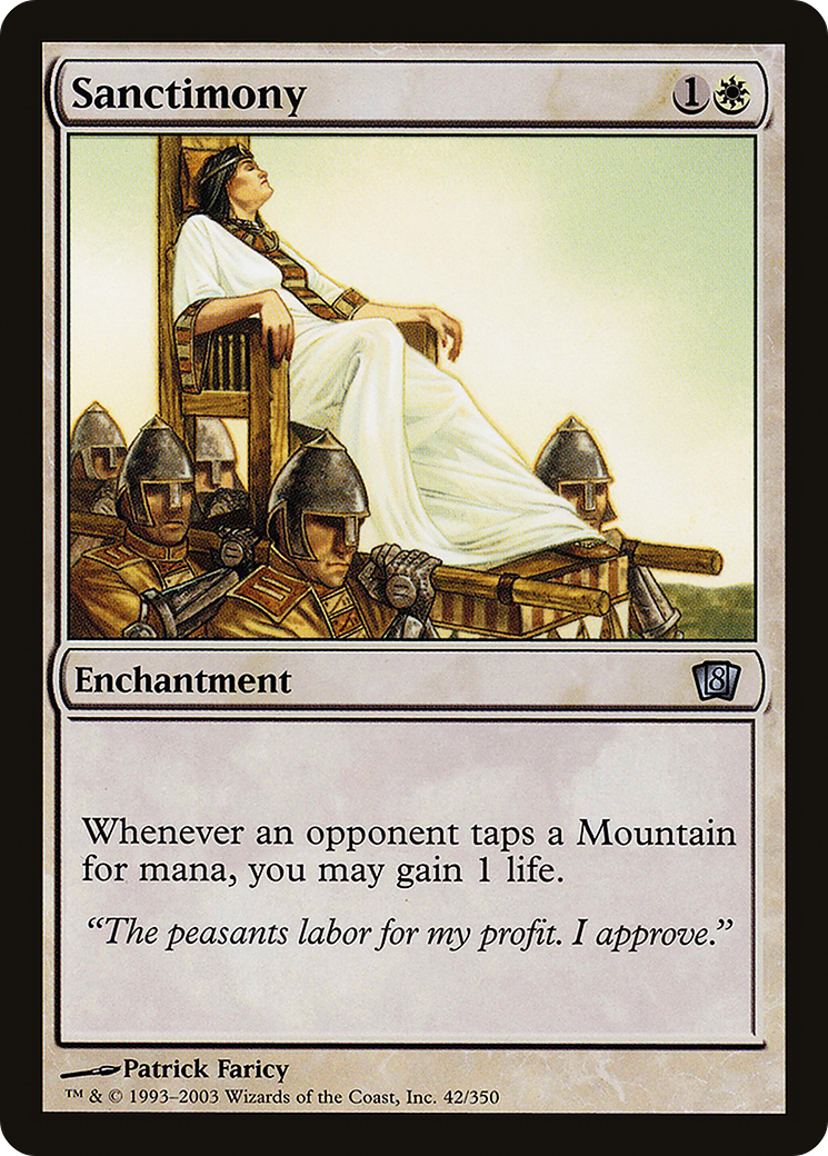 Sanctimony (8ED-42★) - 8th Edition Foil