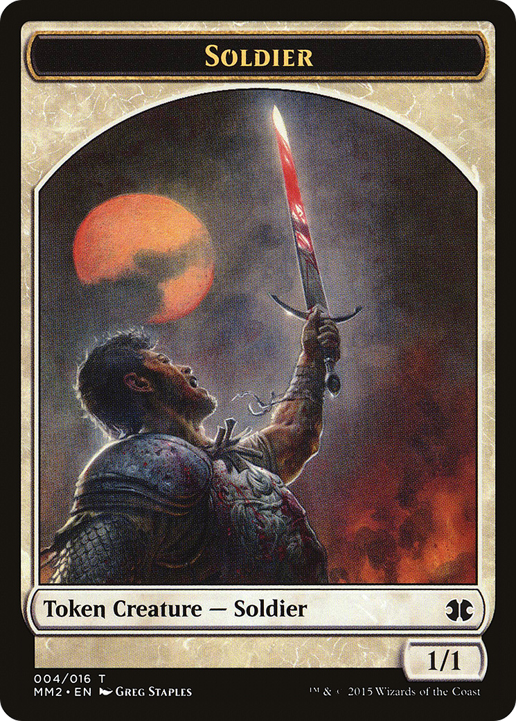 Soldier (TMM2-004) - Modern Masters 2015 Tokens