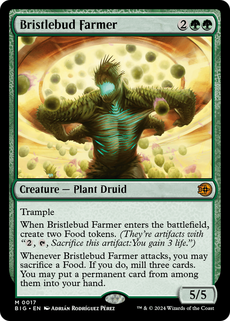 Bristlebud Farmer (BIG-017) - The Big Score Foil - Premium MTG Single from Wizards of the Coast - Just $1.71! Shop now at Game Crave Tournament Store