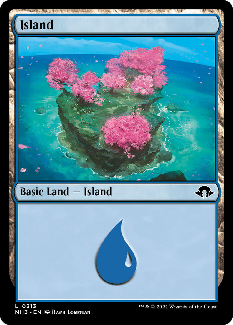 Island (MH3-313) - Modern Horizons 3 Foil - Premium MTG Single from Wizards of the Coast - Just $0.25! Shop now at Game Crave Tournament Store