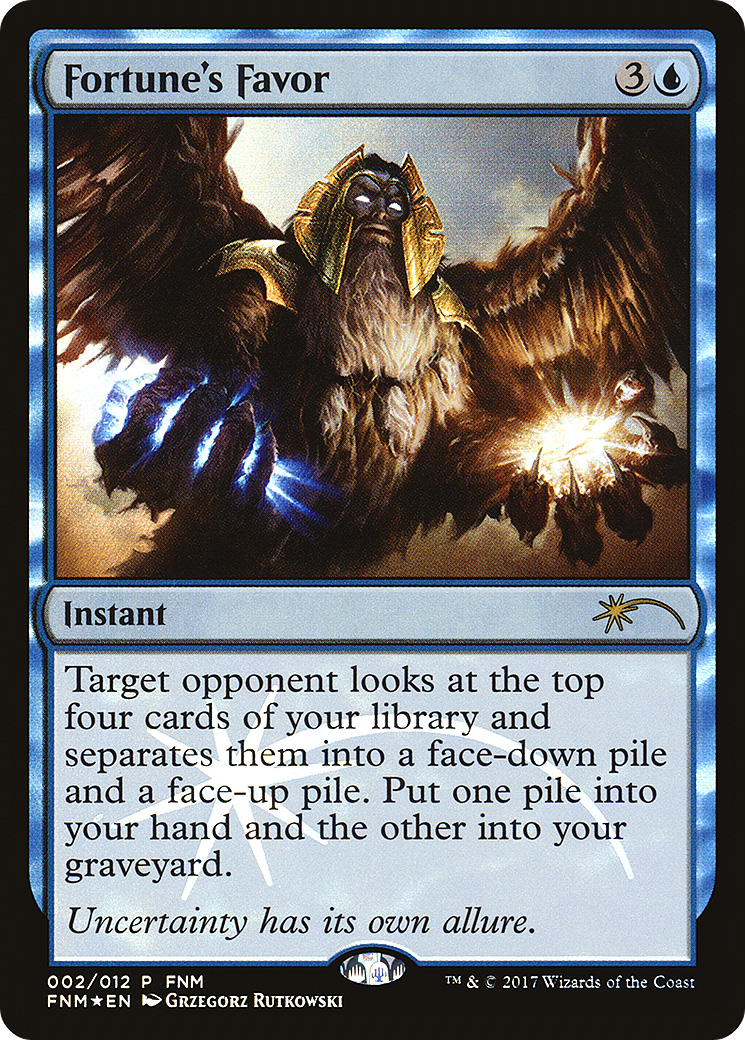 Fortune's Favor (F17-002) - Friday Night Magic 2017 Foil