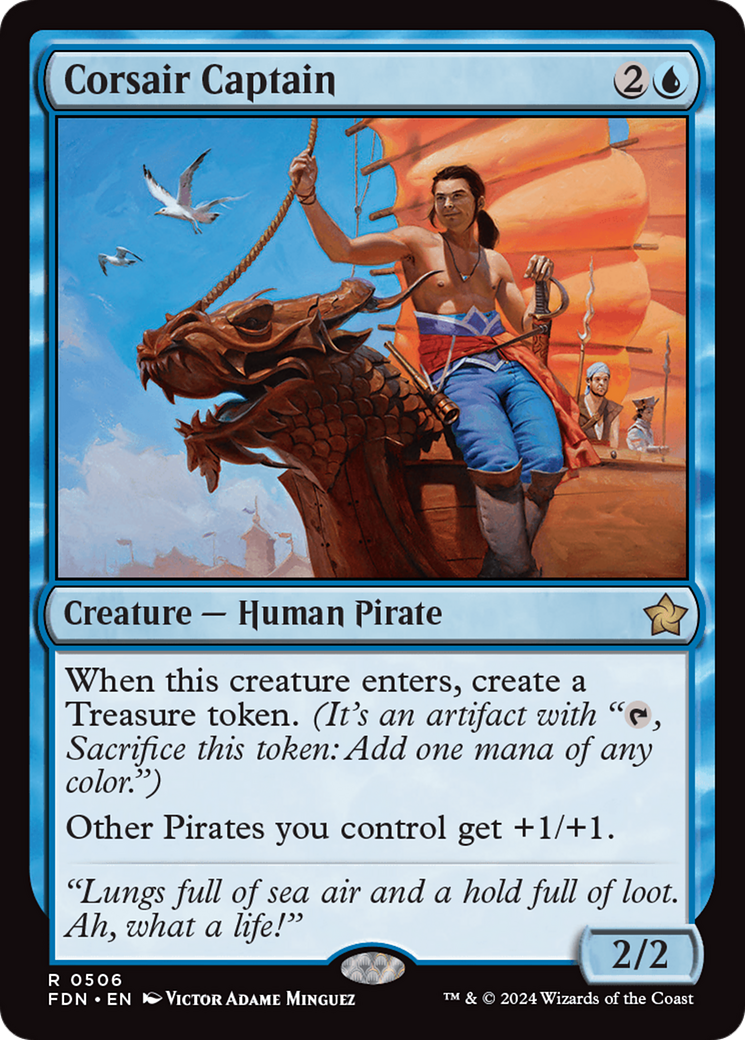 Corsair Captain (FDN-506) - Foundations - Premium MTG Single from Wizards of the Coast - Just $0.26! Shop now at Game Crave Tournament Store