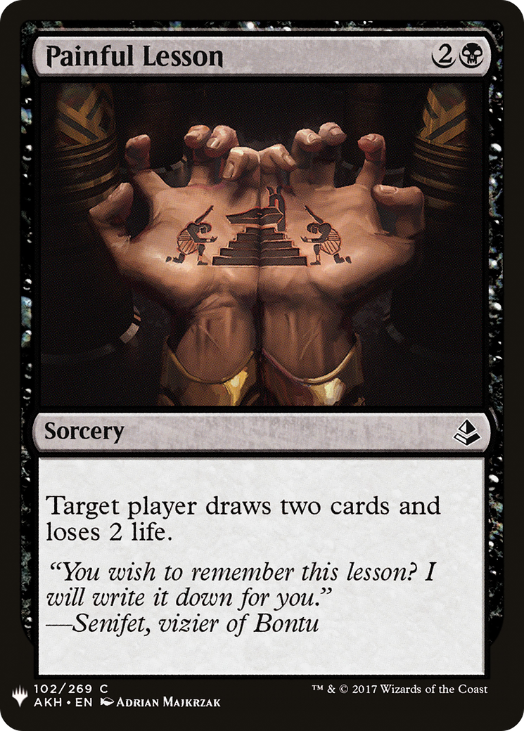 Painful Lesson (MB1-727) - Mystery Booster