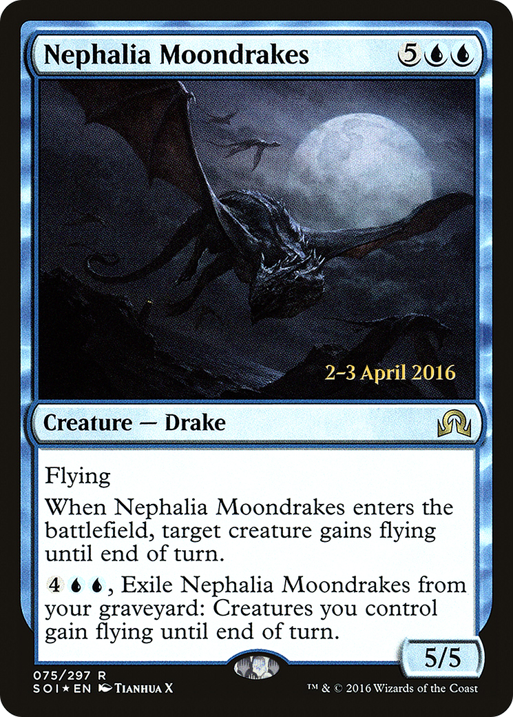 Nephalia Moondrakes (PSOI-75S) - Shadows over Innistrad Promos Foil