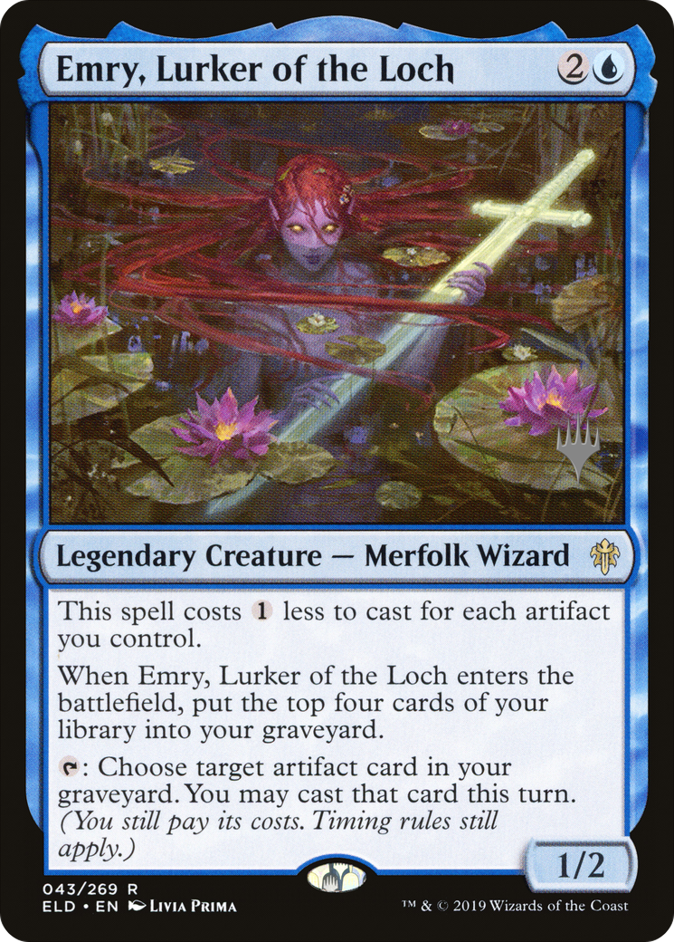 Emry, Lurker of the Loch (PELD-43P) - Throne of Eldraine Promos