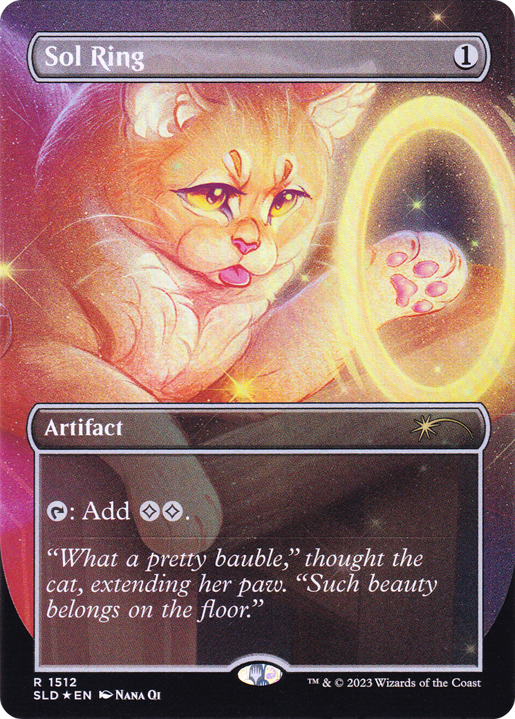Sol Ring // Sol Ring (SLD-1512) - Secret Lair Drop (Borderless) Foil - Premium MTG Single from Wizards of the Coast - Just $72.18! Shop now at Game Crave Tournament Store