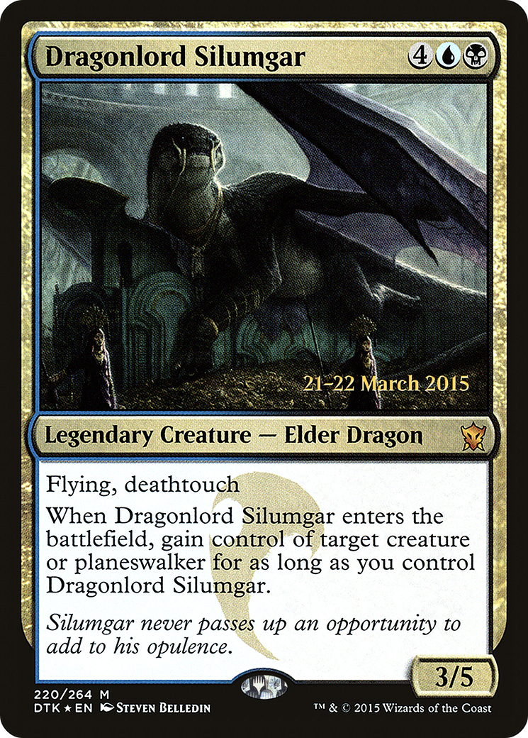 Dragonlord Silumgar (PDTK-220S) - Dragons of Tarkir Promos Foil