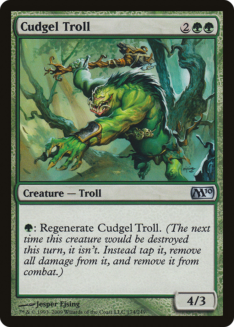 Cudgel Troll (M10-174) - Magic 2010 Foil