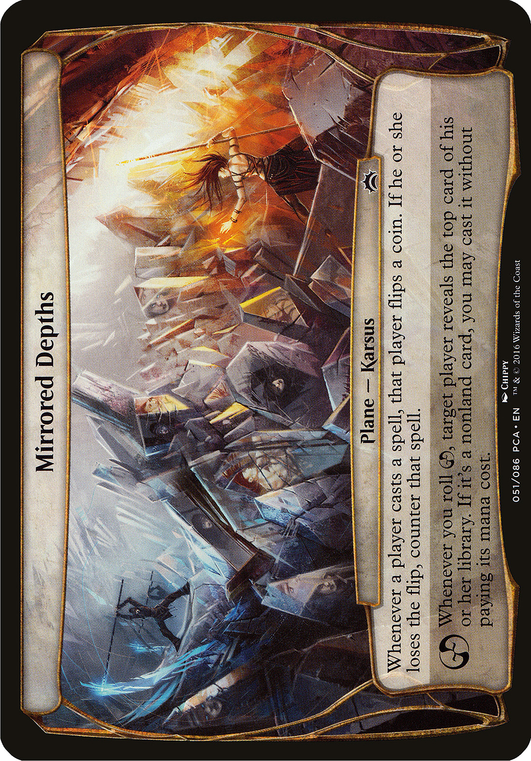 Mirrored Depths (OPCA-051) - Planechase Anthology Planes