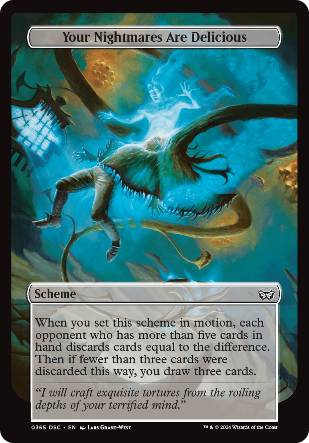 Your Nightmares Are Delicious (DSC-365) - Duskmourn: House of Horror Commander - Premium MTG Single from Wizards of the Coast - Just $0.26! Shop now at Game Crave Tournament Store
