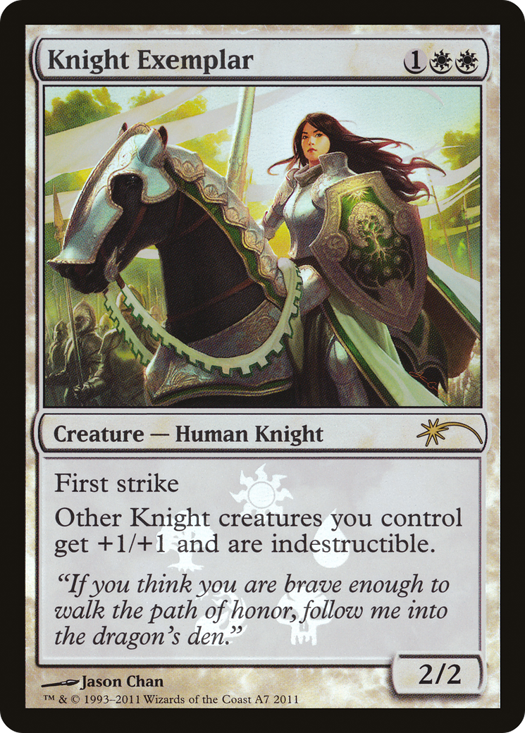 Knight Exemplar (PRES-0A7) - Resale Promos Foil