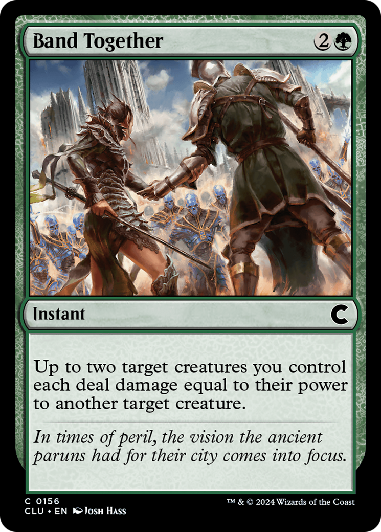 Band Together (CLU-156) - Ravnica: Clue Edition - Premium MTG Single from Wizards of the Coast - Just $0.25! Shop now at Game Crave Tournament Store