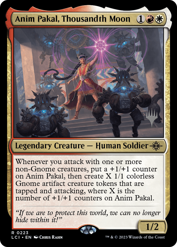 Anim Pakal, Thousandth Moon (PLCI-223P) - The Lost Caverns of Ixalan Promos - Premium MTG Single from Wizards of the Coast - Just $4.10! Shop now at Game Crave Tournament Store