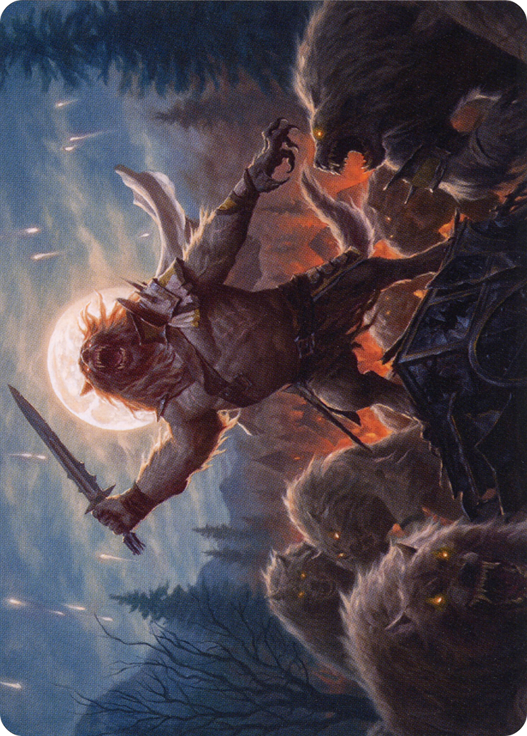 Tovolar, the Midnight Scourge // Tovolar, the Midnight Scourge (AMID-006) - Midnight Hunt Art Series (Borderless) - Premium MTG Single from Wizards of the Coast - Just $0! Shop now at Game Crave Tournament Store