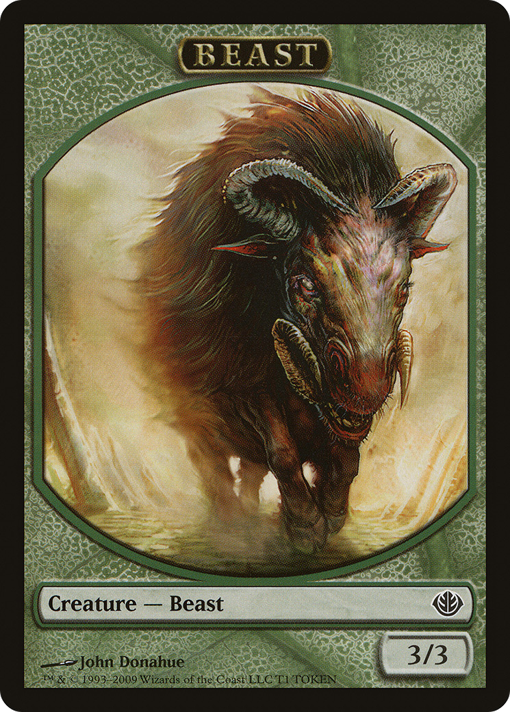 Beast (TDDD-0T1) - Duel Decks: Garruk vs. Liliana Tokens