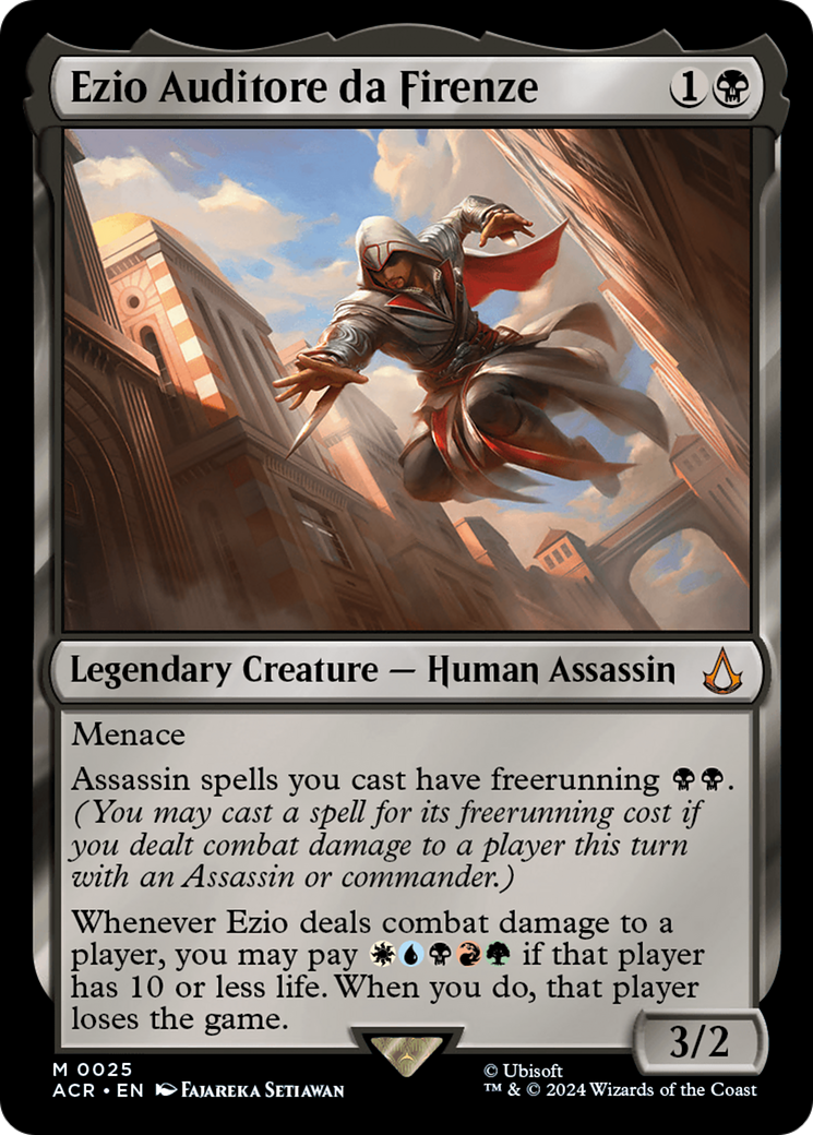 Ezio Auditore da Firenze (ACR-025) - Assassin's Creed Foil - Premium MTG Single from Wizards of the Coast - Just $5.01! Shop now at Game Crave Tournament Store