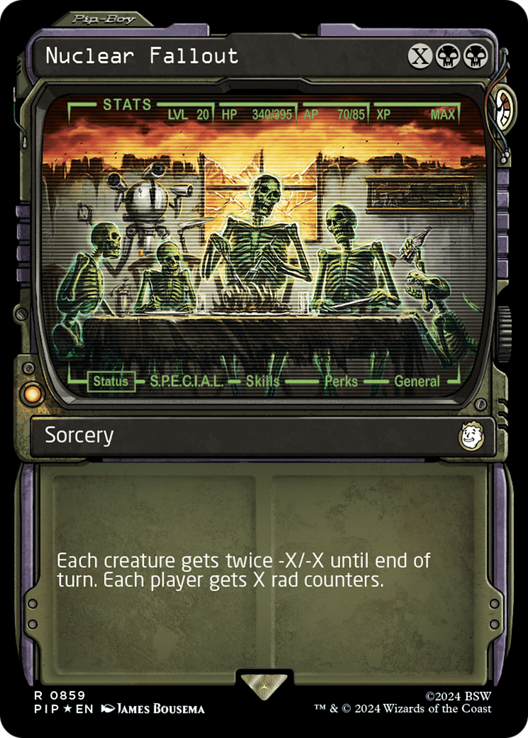 Nuclear Fallout (PIP-859) - Fallout: (Showcase) - Premium MTG Single from Wizards of the Coast - Just $21.44! Shop now at Game Crave Tournament Store