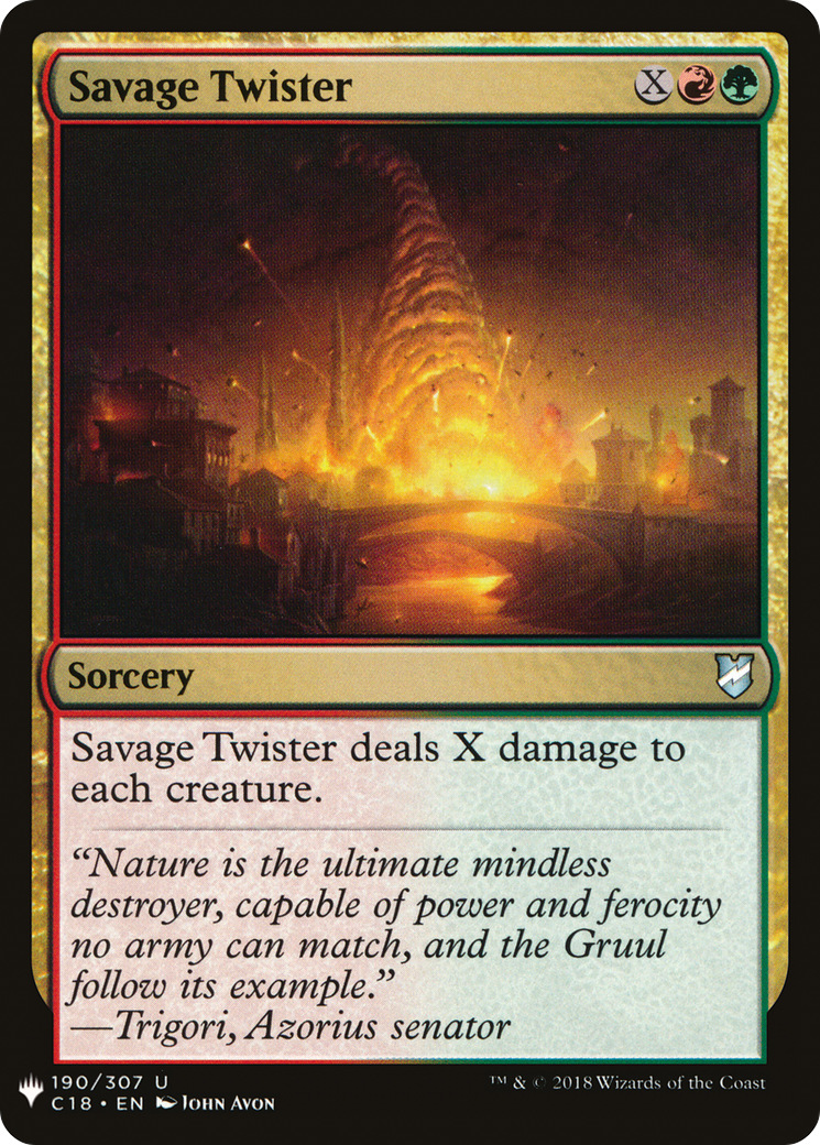 Savage Twister (MB1-1481) - Mystery Booster