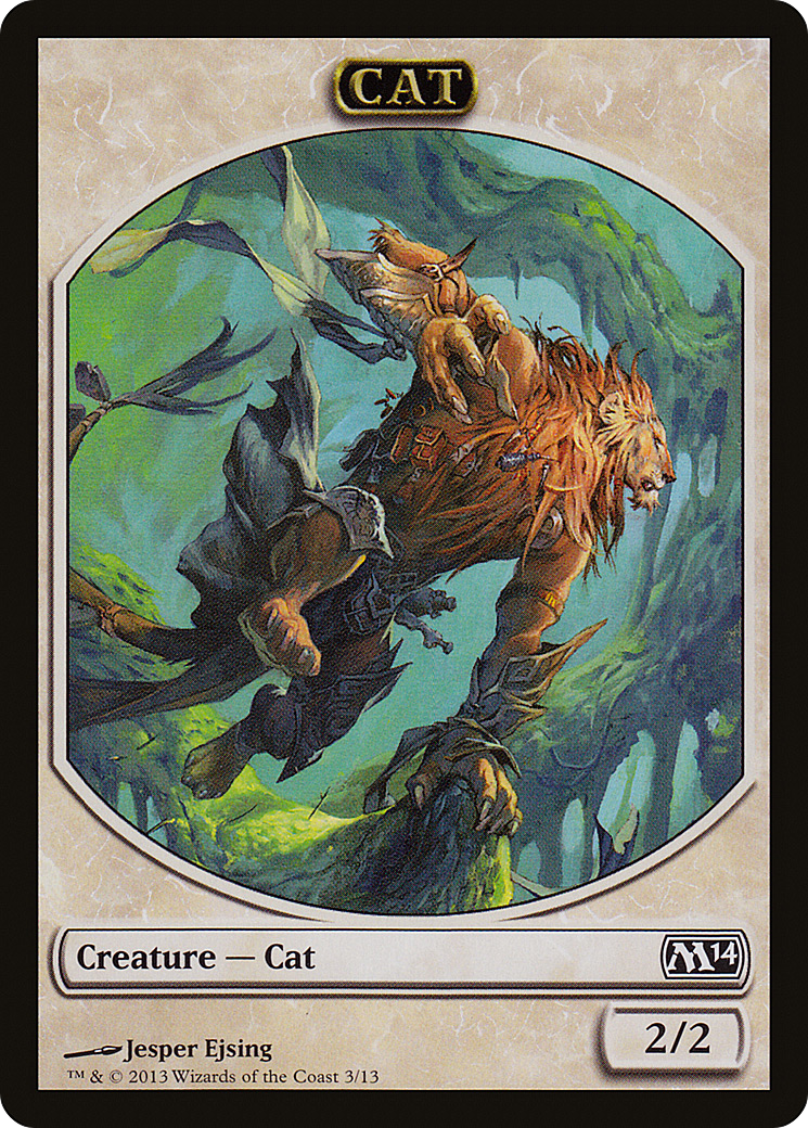 Cat (TM14-003) - Magic 2014 Tokens