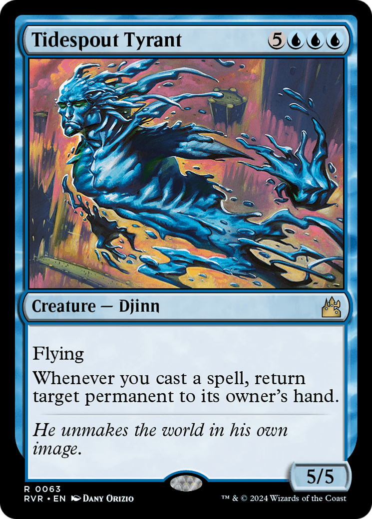 Tidespout Tyrant (RVR-063) - Ravnica Remastered Foil - Premium MTG Single from Wizards of the Coast - Just $1.20! Shop now at Game Crave Tournament Store