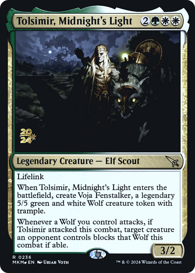 Tolsimir, Midnight's Light (PMKM-236S) - Murders at Karlov Manor Promos Foil - Premium MTG Single from Wizards of the Coast - Just $1.14! Shop now at Game Crave Tournament Store