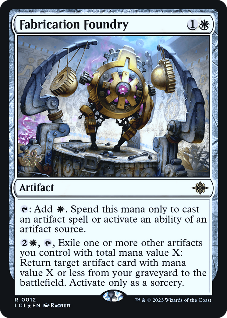 Fabrication Foundry (PLCI-12S) - The Lost Caverns of Ixalan Promos Foil - Premium MTG Single from Wizards of the Coast - Just $0.35! Shop now at Game Crave Tournament Store