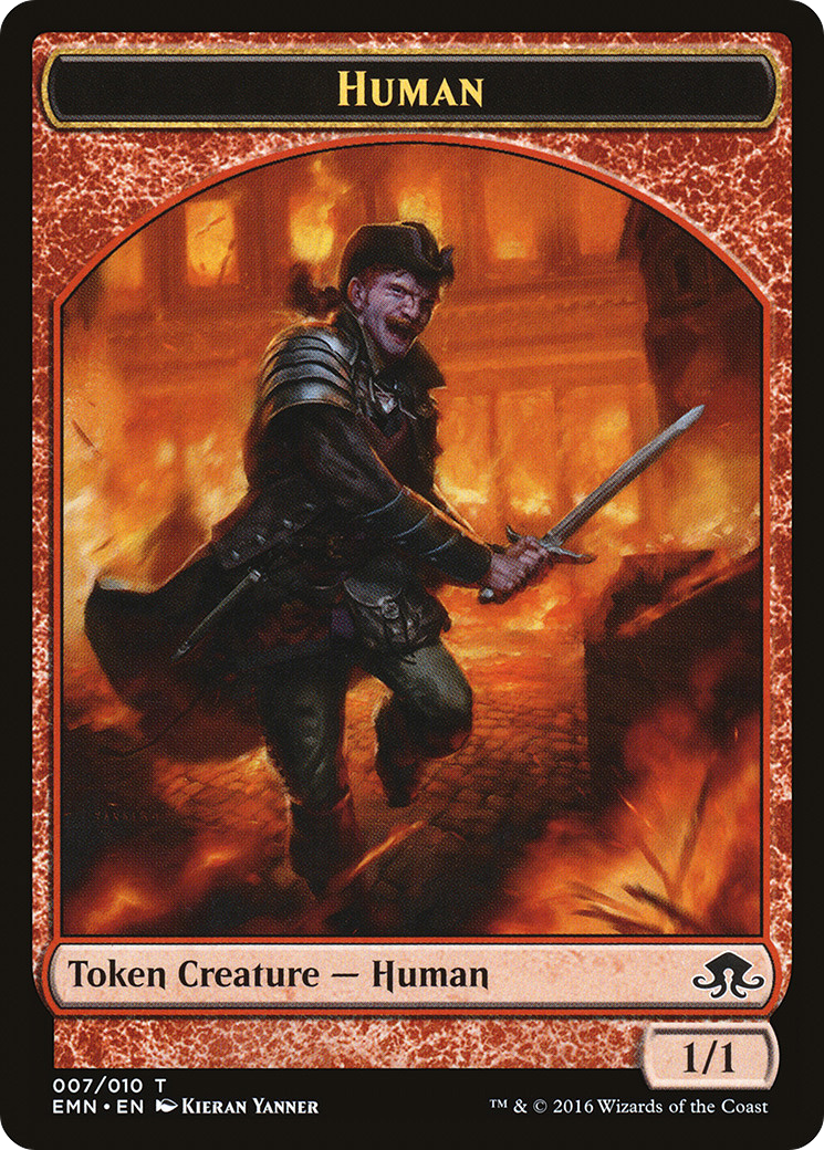 Human (TEMN-007) - Eldritch Moon Tokens