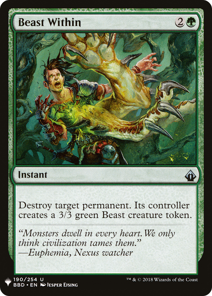 Beast Within (MB1-1134) - Mystery Booster