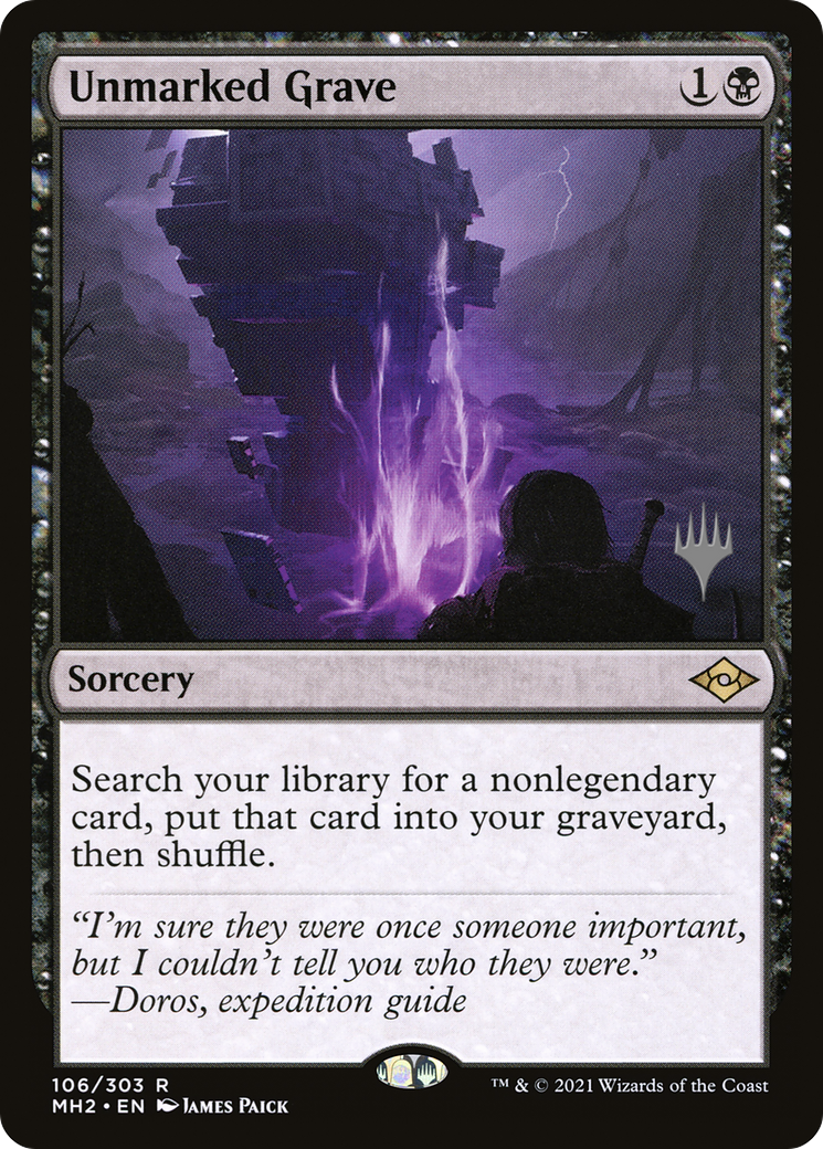 Unmarked Grave (PPMKM-106P) - Modern Horizons 2 Promos Foil