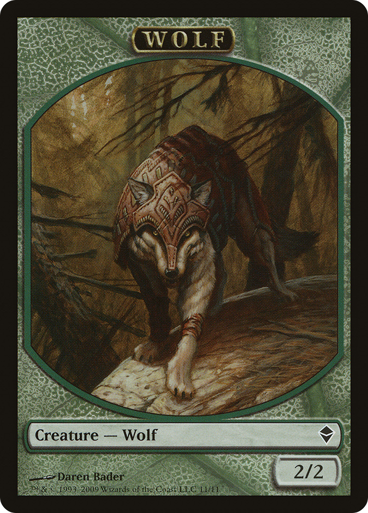 Wolf (TZEN-011) - Zendikar Tokens