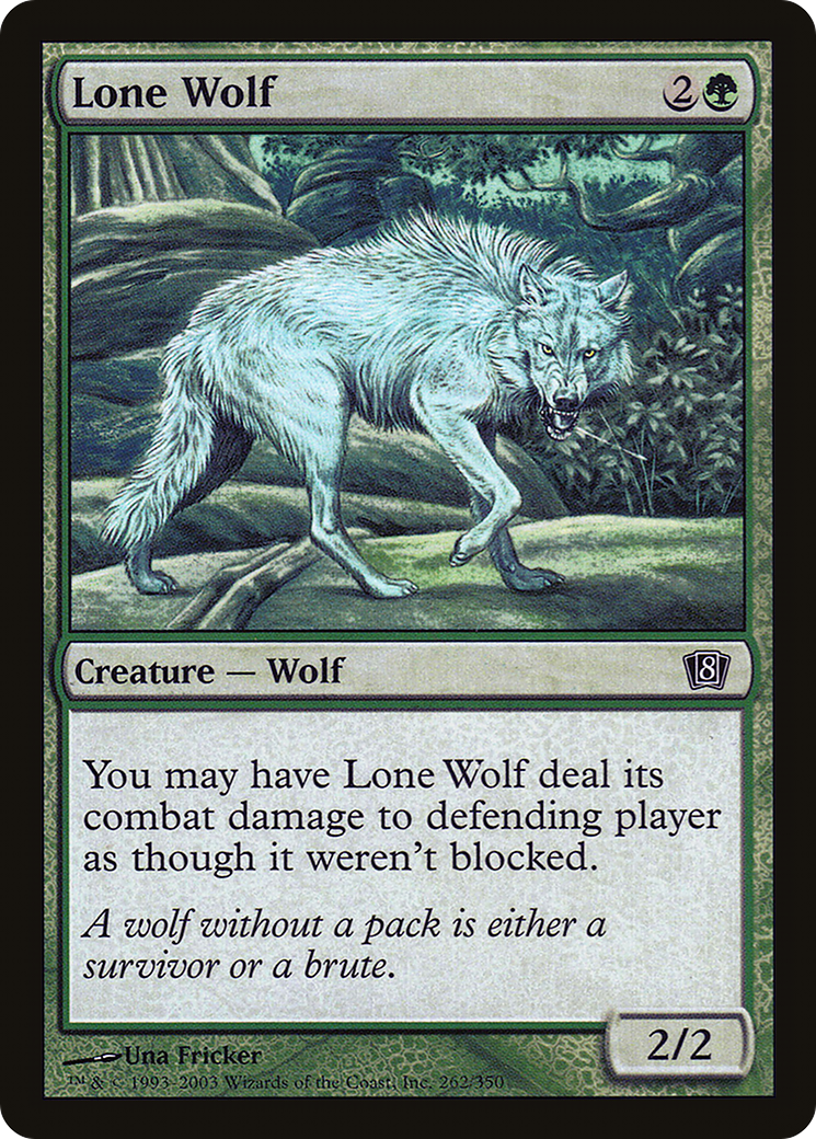 Lone Wolf (8ED-262★) - 8th Edition