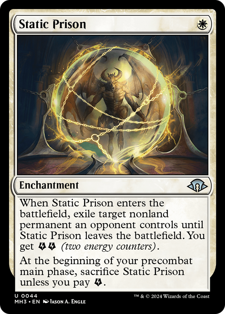 Static Prison (MH3-044) - Modern Horizons 3 - Premium MTG Single from Wizards of the Coast - Just $0.25! Shop now at Game Crave Tournament Store