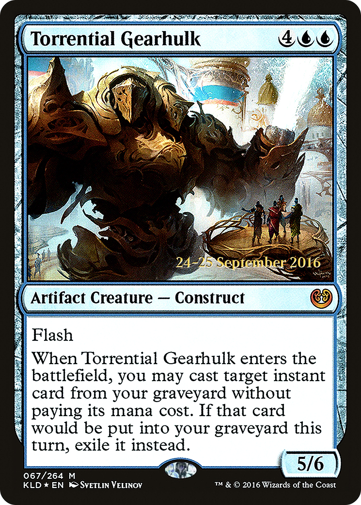 Torrential Gearhulk (PKLD-67S) - Kaladesh Promos Foil